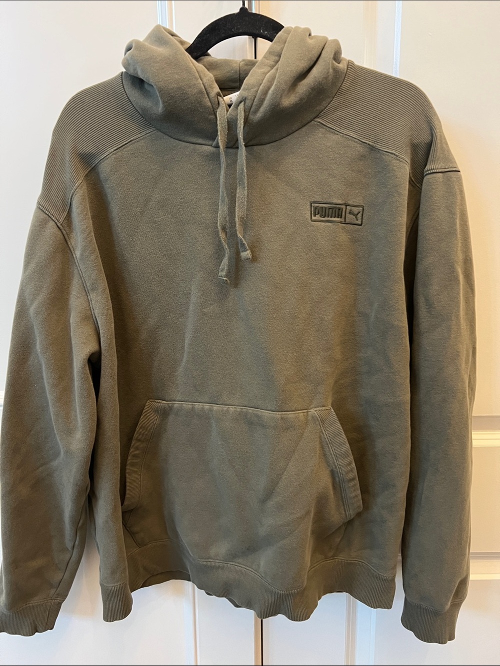 Puma Olive Green Pullover Hoodie men’s xl
